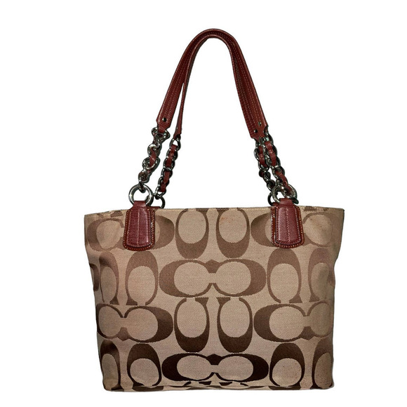 Coach Chelsea Signature Tote Bag Purse Style 18738 - Picture 2 of 16